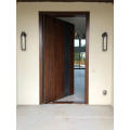 customized solid wood pivot front entry door